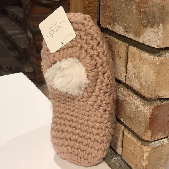 Chaussons Lemon Type Botillons Femme Beige - Taille Unique, Neufs Sans Boîte